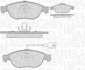 Дисковой тормозной механизм MAGNETI MARELLI для ALFA ROMEO 146 (930_) 2.0 16V Quadrifoglio (930.B5)