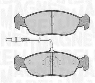 Дисковой тормозной механизм MAGNETI MARELLI для PEUGEOT 306 Кабриолет (7D, N3, N5) 1.8 16V