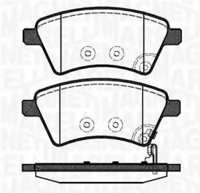 Дисковой тормозной механизм MAGNETI MARELLI для SUZUKI SX4 (EY, GY) 1.6 VVT 4x4 (RW 416)