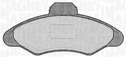 Дисковой тормозной механизм MAGNETI MARELLI для FORD ESCORT VI (GAL) 1.8 XR3i 16V 4x4