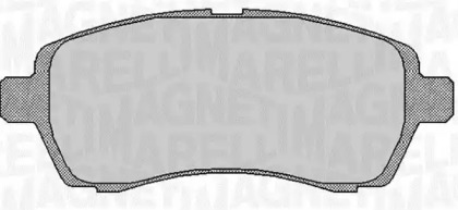 Тормозные колодки MAGNETI MARELLI для FORD FIESTA VI 1.5 TDCi