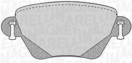 Дисковой тормозной механизм MAGNETI MARELLI для JAGUAR X-TYPE Estate (X400) 2.0 D