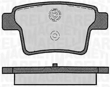 Дисковой тормозной механизм MAGNETI MARELLI для JAGUAR X-TYPE Estate (X400) 2.0 D