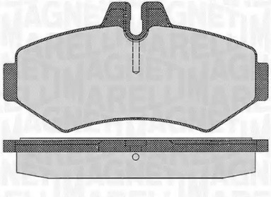 Дисковой тормозной механизм MAGNETI MARELLI для MERCEDES-BENZ SPRINTER 3-t Фургон (903) 308 CDI