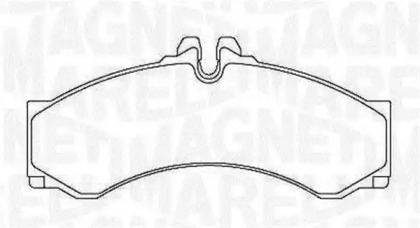 Дисковой тормозной механизм MAGNETI MARELLI для MERCEDES-BENZ SPRINTER 3-t Фургон (903) 308 CDI