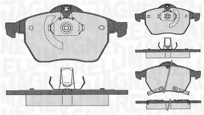 Дисковой тормозной механизм MAGNETI MARELLI для SAAB 900 II Кабриолет 2.5 -24 V6