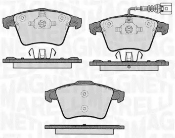 Дисковой тормозной механизм MAGNETI MARELLI для VW MULTIVAN V (7HM, 7HN, 7HF, 7EF, 7EM, 7EN) 1.9 TDI