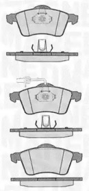 Дисковой тормозной механизм MAGNETI MARELLI для VW TRANSPORTER IV c бортовой платформой/ходовая часть (70XD) 1.9 TD