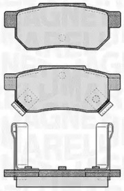 Тормозные колодки MAGNETI MARELLI для HONDA PRELUDE III (BA) 2.0 i EX 16V (BA2)
