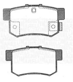 Дисковой тормозной механизм MAGNETI MARELLI для SUZUKI SX4 (EY, GY) 1.6 VVT 4x4 (RW 416)
