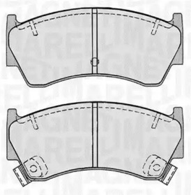 Дисковой тормозной механизм MAGNETI MARELLI для NISSAN ALMERA I (N15) 2.0 D