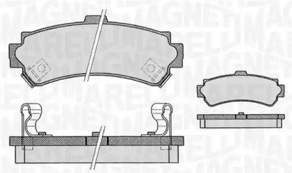 Дисковой тормозной механизм MAGNETI MARELLI для NISSAN ALMERA I (N15) 2.0 D