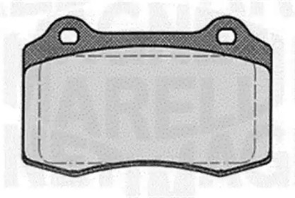 Тормозные колодки MAGNETI MARELLI для JAGUAR S-TYPE (X200) 2.5 V6