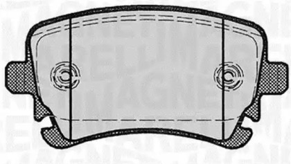 Дисковой тормозной механизм MAGNETI MARELLI для VW MULTIVAN V (7HM, 7HN, 7HF, 7EF, 7EM, 7EN) 1.9 TDI