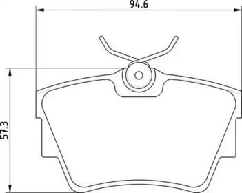 Тормозные колодки MAGNETI MARELLI для NISSAN PRIMASTAR Фургон (X83) 2.0