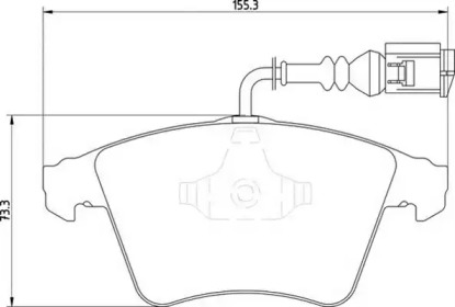 Дисковой тормозной механизм MAGNETI MARELLI для VW MULTIVAN V (7HM, 7HN, 7HF, 7EF, 7EM, 7EN) 1.9 TDI