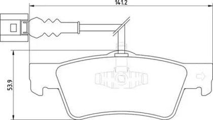 Дисковой тормозной механизм MAGNETI MARELLI для VW MULTIVAN V (7HM, 7HN, 7HF, 7EF, 7EM, 7EN) 1.9 TDI