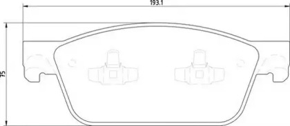 Дисковой тормозной механизм MAGNETI MARELLI для VW MULTIVAN V (7HM, 7HN, 7HF, 7EF, 7EM, 7EN) 1.9 TDI