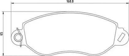 Тормозные колодки MAGNETI MARELLI для FORD TRANSIT c бортовой платформой/ходовая часть (FM_ _, FN_ _) 2.0 DI (F_E_, F_F_)