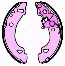 Тормозная колодка / накладка MAGNETI MARELLI для FIAT PANDA (141_) 1000 4x4