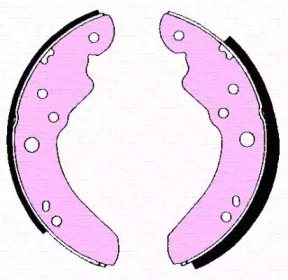 Тормозная колодка / накладка MAGNETI MARELLI для FORD TRANSIT автобус (V_ _) 2.5 D (VAS, VBL, VIL, VUL, VZS)