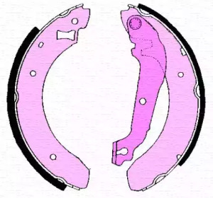 Барабанный тормозной механизм MAGNETI MARELLI для FORD SIERRA Хэтчбек (GBC, GBG) 2.3 D