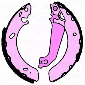 Барабанный тормозной механизм MAGNETI MARELLI для FORD ESCORT VI (GAL) 1.8 XR3i 16V 4x4