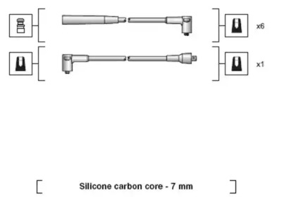 Система зажигания / накаливания MAGNETI MARELLI для FORD SIERRA Хэтчбек (GBC, GBG) 2.8 i XR 4x4
