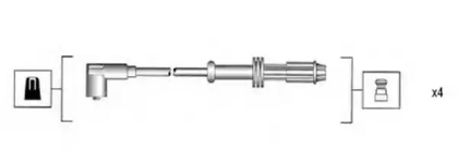 Свечной кабель / соединительные элементы MAGNETI MARELLI для PEUGEOT 306 Кабриолет (7D, N3, N5) 1.6