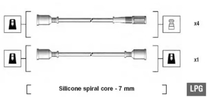 Система зажигания / накаливания MAGNETI MARELLI для FORD TRANSIT автобус (E_ _) 2.0 i (EBL, EDL, EGL, ESS, EUS)