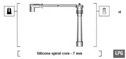 Система зажигания / накаливания MAGNETI MARELLI для FIAT PANDA (141_) 1100 4x4