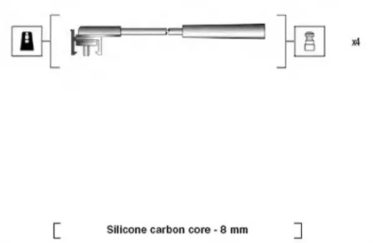 Система зажигания / накаливания MAGNETI MARELLI для FORD SIERRA Хэтчбек (GBC, GBG) 1.6 i
