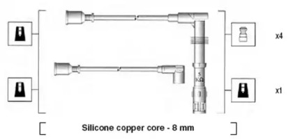 Система зажигания / накаливания MAGNETI MARELLI для FORD SIERRA Хэтчбек (GBC, GBG) 2.0 RS Cosworth