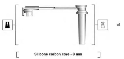 Система зажигания / накаливания MAGNETI MARELLI для FORD COUGAR (EC_) 2.5 ST 200