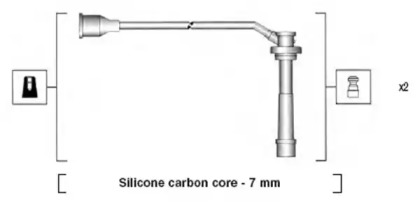 Система зажигания / накаливания MAGNETI MARELLI для SUZUKI WAGON R+ (MM) 1.3 (RB 413)