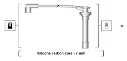 Система зажигания / накаливания MAGNETI MARELLI для NISSAN PRIMERA (P11) 1.6 16V