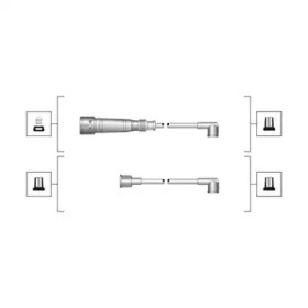 Система зажигания / накаливания MAGNETI MARELLI для VW GOLF II (19E, 1G1) 1.8 i Cat Syncro