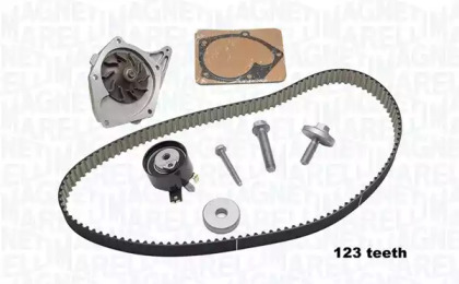Водяной насос MAGNETI MARELLI для RENAULT CLIO III (BR0/1, CR0/1) 1.5 dCi