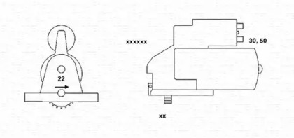 Система стартера MAGNETI MARELLI для FORD MONDEO III Turnier (BWY) ST220