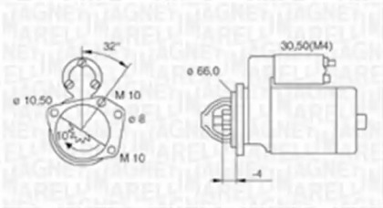 Стартер MAGNETI MARELLI для NISSAN INTERSTAR Фургон (X70) dCi 120