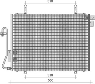 Конденсатор MAGNETI MARELLI для RENAULT KANGOO (KC0/1_) 1.4 (KC0C, KC0H, KC0B, KC0M)