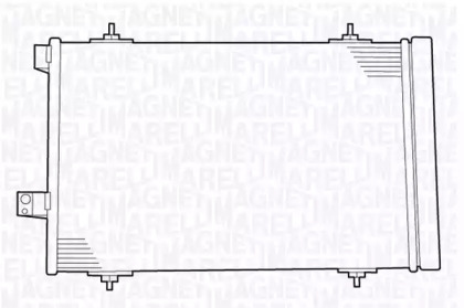 Конденсатор MAGNETI MARELLI для NISSAN PRIMERA Hatchback (P12) 1.6