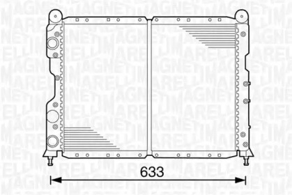 Водяной радиатор MAGNETI MARELLI для ALFA ROMEO 146 (930_) 2.0 16V Quadrifoglio (930.B5)