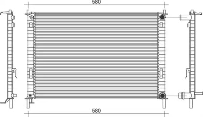 Водяной радиатор MAGNETI MARELLI для MAZDA 2 (DY) 1.25