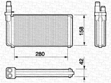 Отопление и вентиляция MAGNETI MARELLI для ALFA ROMEO 164 (164_) 3.0 24V (164.K1)