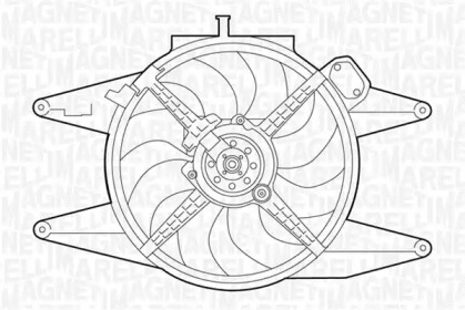 Система воздушного охлаждения MAGNETI MARELLI для ALFA ROMEO 146 (930_) 1.9 JTD (930.B4B)