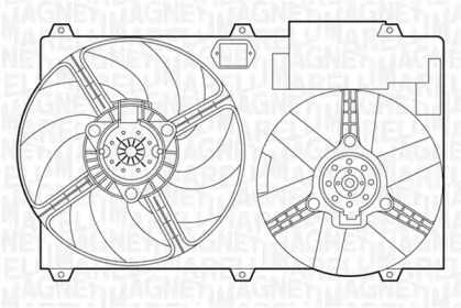 Система воздушного охлаждения MAGNETI MARELLI для PEUGEOT BOXER автобус (244, Z_) 2.8 HDi