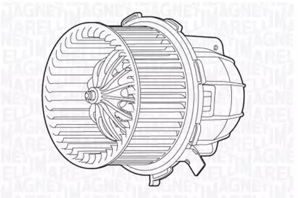 Двигатель вентилятор MAGNETI MARELLI для AUDI A4 Avant (8K5, B8) 2.0 TDI quattro