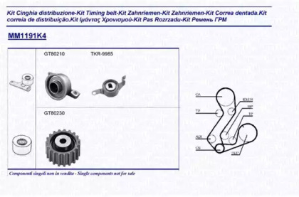 Запчасти для ТО MAGNETI MARELLI для MAZDA 121 III (JASM, JBSM) 1.8 D